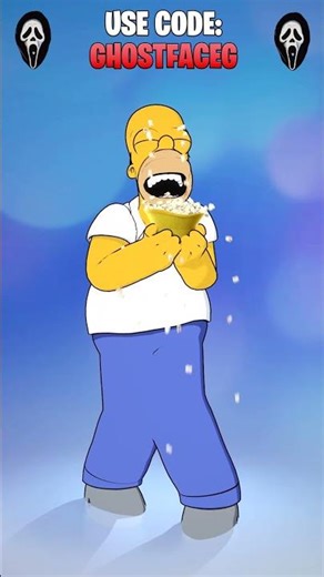 Homer Simpson - Popcorn Tears - Fortnite Emote #fortnite #fortnitedances