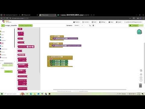 Image Classifier MIT App Inventor (bunga & pohon) || Tugas Informatika XI.10 || SMA Negeri Kalisat