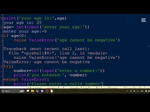 Python #34 - Exception Handling | try & except for Beginners