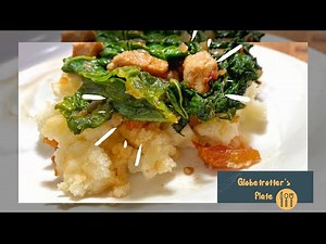 NSHIMA (A TYPE OF “PORRIDGE” MADE FROM CORNMEAL) WITH KALE RELISH - RECIPE FROM ZAMBIA 🇿🇲