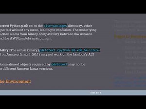How to Get the pdftotext Python Module Running on AWS Lambda