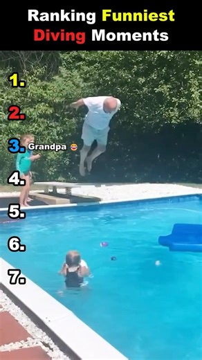 Ranking Funniest Diving Moments 😂