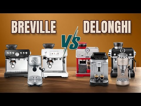 Breville vs DeLonghi 2025: Top 7 Espresso Machines Compared For Home Use