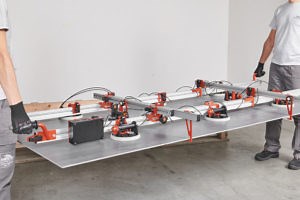 EASY-MOVE MkIV WITH RV175 SUCTION CUPS (VACUUM WITH GAUGE) - Raimondi s.p.a. professional tile tools