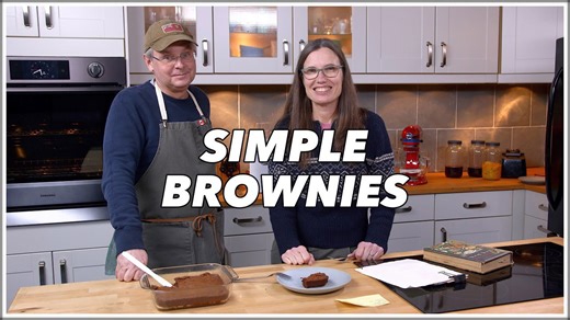 Simple Brownies Recipe - Side Of The Fridge Recipes - Glen And Friends Cooking