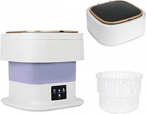 Portable Washing Machine,10L High Capacity Mini Foldable Washer with 3 Modes Deep Cleaning for Underwear,Socks,Baby Clothes,and Small Items,Perfect for Home,Travel,Apartments.