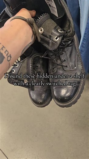 Thrift Store Discoveries: Leather Punk Boots for $12