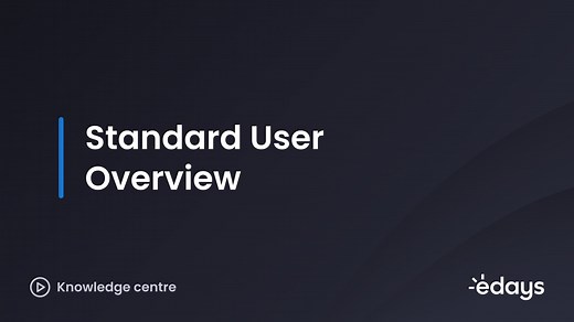 Standard User Overview