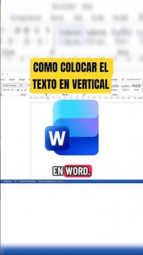 Cómo colocar el texto en vertical en Word #youtubeshorts #subscribe #word #windows #excel