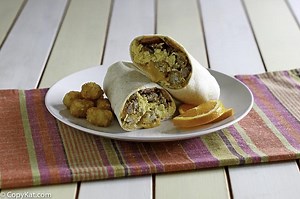 Copycat Sonic Ultimate Meat and Cheese Breakfast Burrito