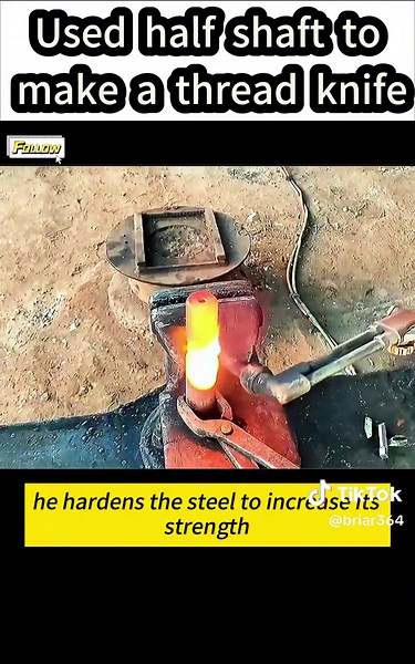 The whole process of making a thread cutter with an old half-shaft. # Thread knife # repair # renovate #foryou #foryoupage #fyp