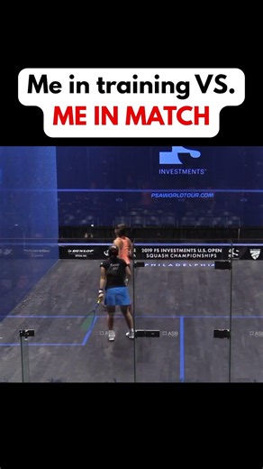 Squash Training vs Squash Matches 😂 | Expectations vs Reality