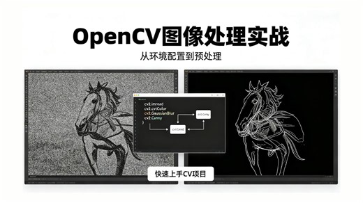 OpenCV入门踩坑合集！环境配置 图像预处理，CV毕设基础项目快速上手！
