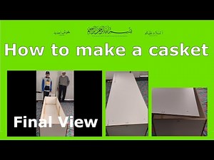 How to make a casket or coffin in simple steps