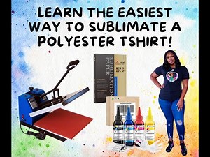 The Easiest Way To Sublimate A Polyester T-shirt Tutorial
