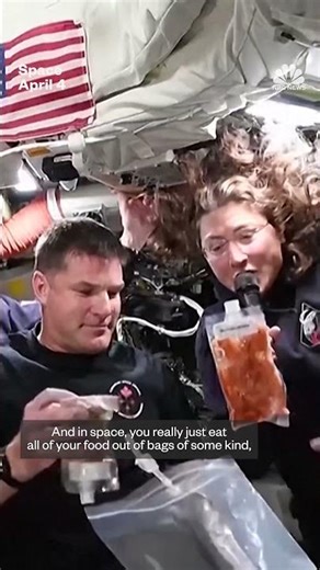 Artemis II astronauts share what they are eating in space