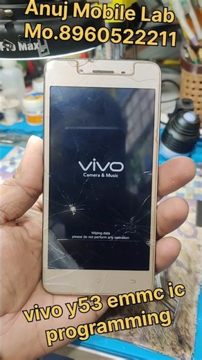 vivo y53 auto wipe Data Restart #vivo y53 emmc Programing #vivo A53 emmc change