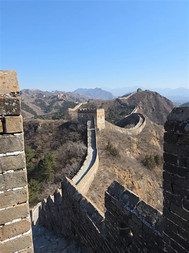 Je viens de marcher 21 000 sur le mur de chine 🇨🇳 J'en suis très fier. #voyage #chine