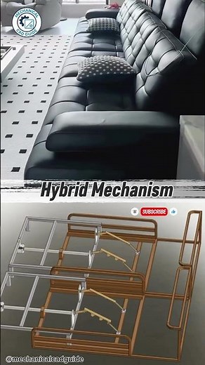 Hybrid Mechanism #foryou #autocadblocks #engineering #machine #viral #automotivetools #machinedesign