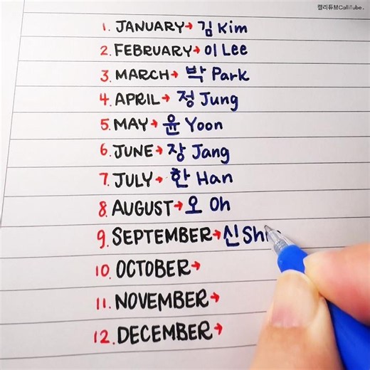 How to Make Your Korean Last Name #hangul