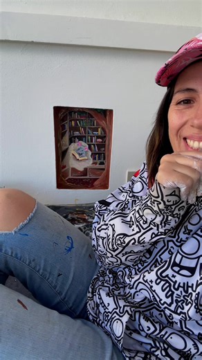 Pinte una casita de raton | dibujo