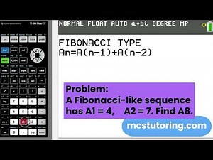 TI-84 Sequences & Series Program Demo (Arithmetic, Geometric, Recursive)