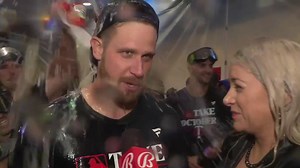75K views · 1.2K reactions | Are you sure you don't need any goggles?!  Brock Stewart spoke with Audra Martin after the series win. #MNTwins | #WeBelieveinTC | FanDuel Sports Network North | Facebook