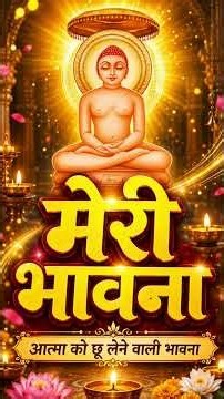 मेरी भावना Meri bhavna with lyrics | बारह भावना | सुख समृद्धि दायक | रोज़ सुने और जीवन