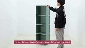 5-Tier Acrylic Clear Bookcase, Display Cabinet with Flip Doors, Wood Storage Shelf with Shelves Cube Storage Organizer for Living Room, Bedroom, Kitchen, Study Room (Natural)
