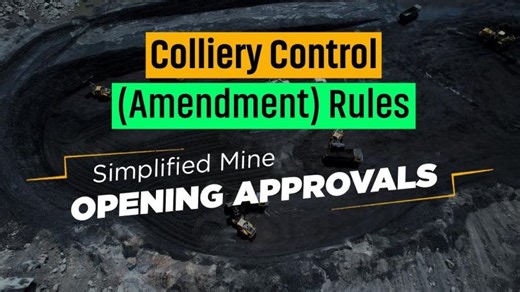 Colliery Control Rules 2025 ease mine approvals, empowering coal boards with safeguards intact. | Ministry of Coal - Official