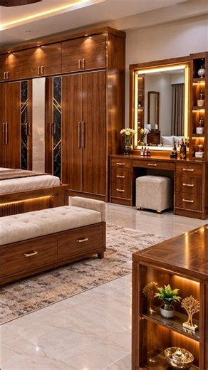 🔥 NEW 2026 Wooden Bedroom Set 😍 | Luxury Double Bed & Dressing Table | Modern Furniture Design