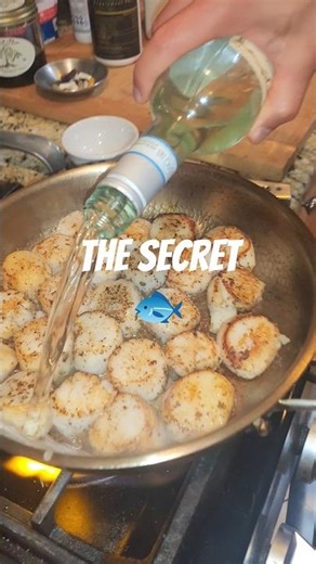 Scallops done right tastes completely different #shorts #cooking #recipe