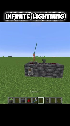 INFINITE LIGHTNING #minecraft #shorts