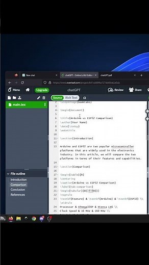 AI Automation with ChatGPT and LaTeX