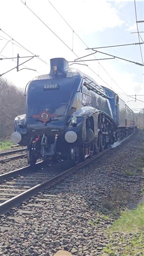 LNER Class A4 Pacific number 60007 named Sir Nigel Gresley On The The Cumbrian Mountaineer Rail Tour
