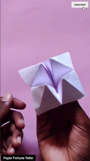 Paper Fortune Teller - How to Make Paper Fortune Teller - Origami Fortune Teller