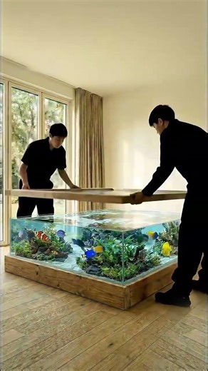 Fish tank bed #furnituredesign #bedroom #renovation
