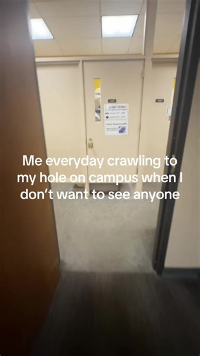 Crawling to My Campus Hole: A Relatable Experience