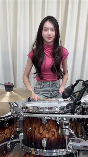 NO.6《昨夜星辰》30秒搞懂強弱拍控制！🔥#架子鼓 #女鼓手 #drums #drumcover #drumsolo