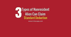 Standard Deduction :3 Types of Nonresident Aliens  Can Claim It ? - Internal Revenue Code Simplified