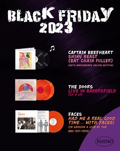 Rhino Records Black Friday starts November 24! Get exclusive vinyl from artists like Grateful Dead, The Doors, Joni Mitchell, WAR, Linkin Park, The English Beat, The Flaming Lips, and more – Only at your local record store, while supplies last. | RHINO
