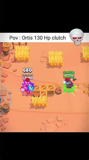 ortis 130 hp 💀#brawlstars #shorts #shortsfeed