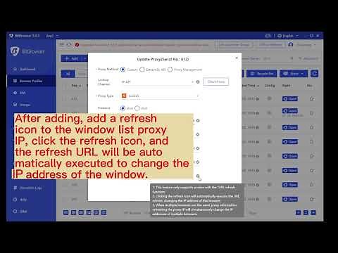 BitBrowser - Set http/https/socks5 proxy IP tutorial