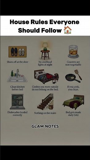 House Rules Everyone Should Follow | Clean & Organized Home Tips 🏠✨#HouseRules #CleanHome #Home