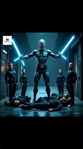 "Epic Alien First Contact | AI Sci-Fi Animation | Futuristic VFX UFO #youtubeshorts#ai #photoediting