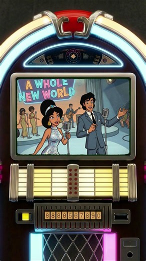 Disney's A WHOLE NEW WORLD as a Smooth 60s Motown Duet?! 🕌 #shorts