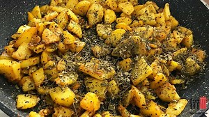 Roasted Potato dried Fenugreek - Quick & simple recipe