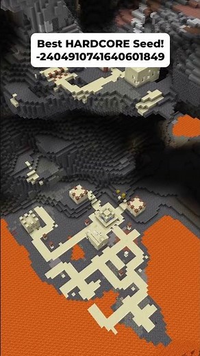 Best Minecraft Hardcore Seed! - Underground Village