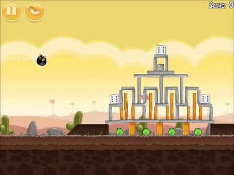Official Angry Birds Walkthrough Poached Eggs 3-15