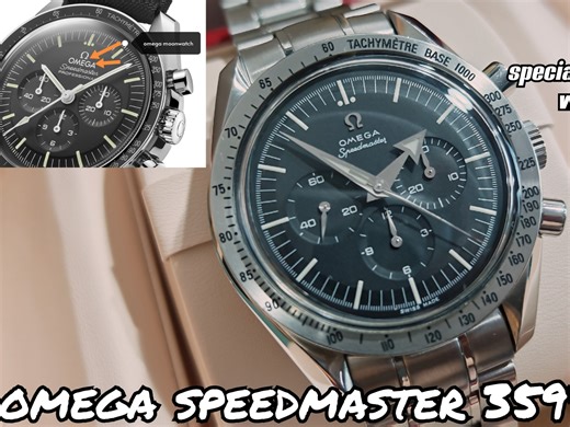 超值的价玩到"复古omega logo字体"表盘的超霸 价格比omega moonwatch 321 更低！欧米茄speedmaster ’57 3594.50